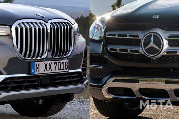  メルセデス・ベンツ GLS vs BMW X7｜最新プレミアム3列シートSUVを画像で徹底比較
